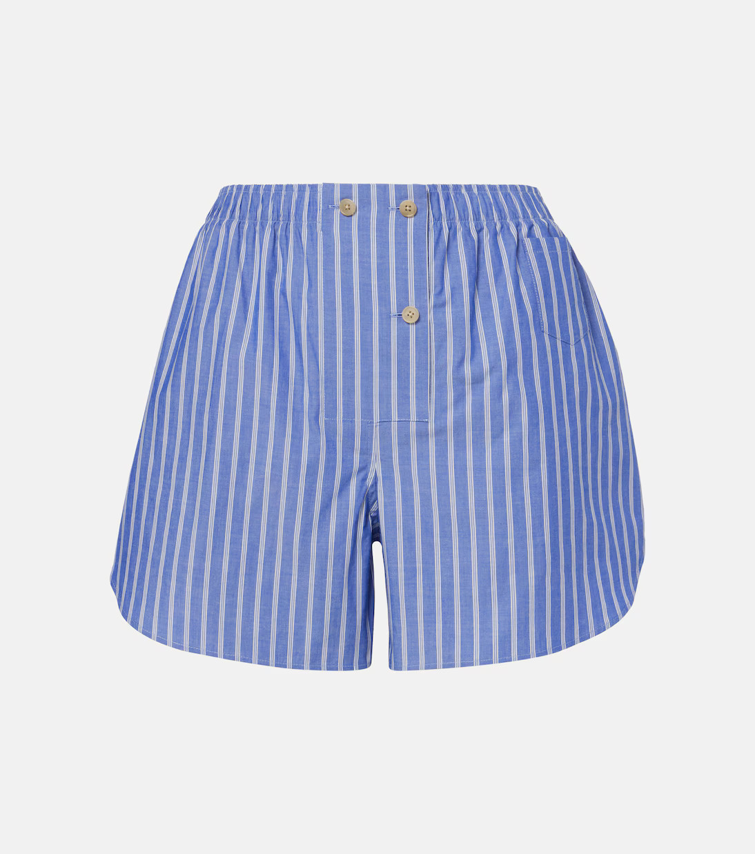 Nicasia striped cotton poplin shorts | Mytheresa (US/CA)