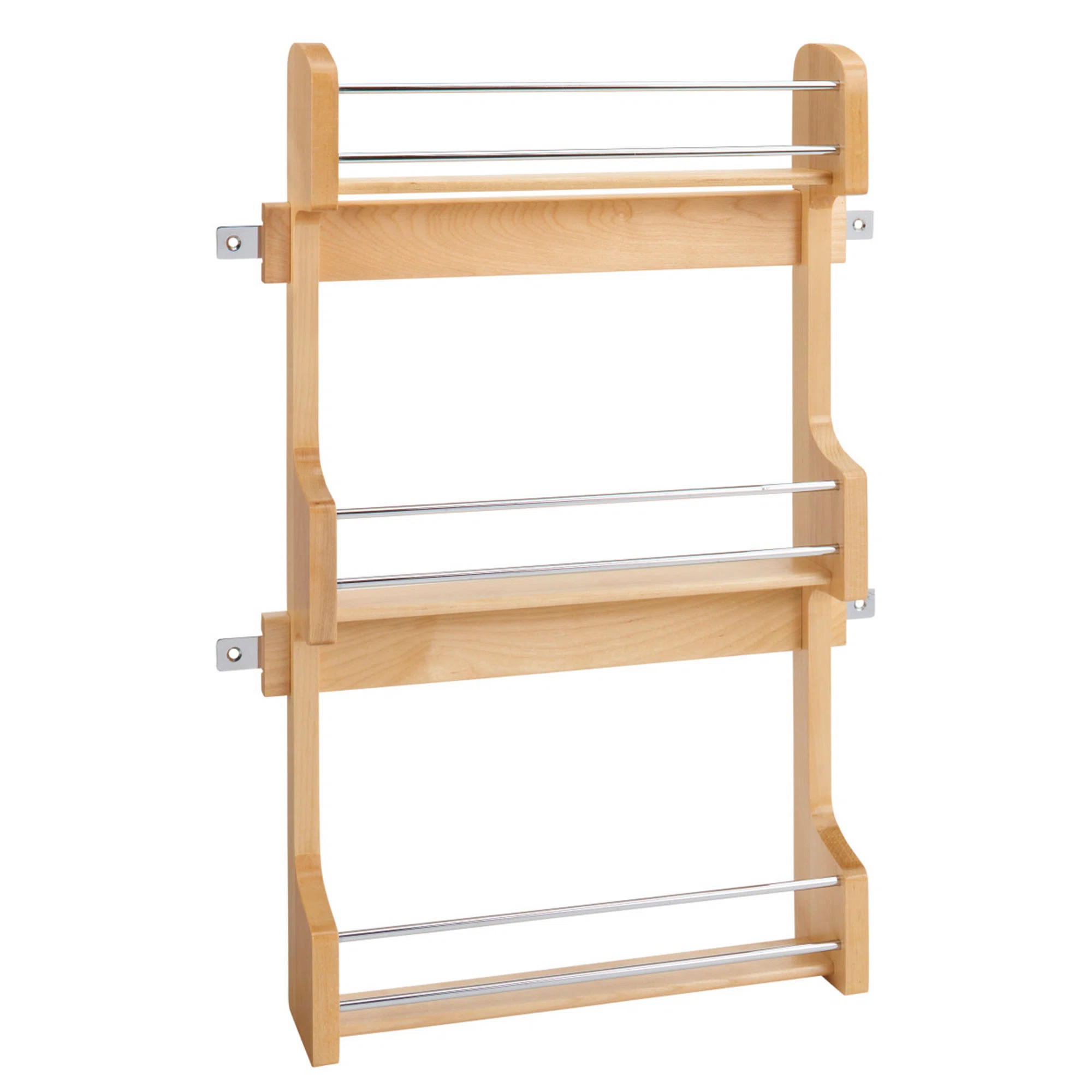Rev-A-Shelf Kitchen Cabinet Door Mounted 3-Shelf Storage Spice Rack & Reviews | Wayfair | Wayfair North America