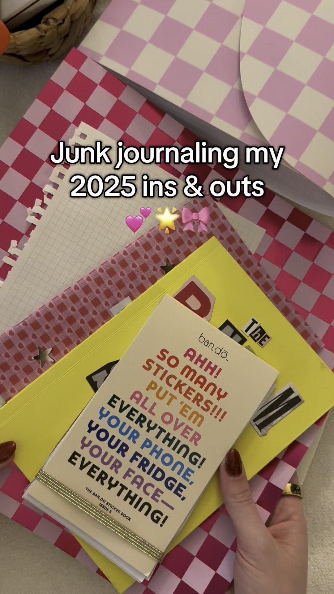 Junk journaling supplies 🩷

Crafty, hobbies, journaling