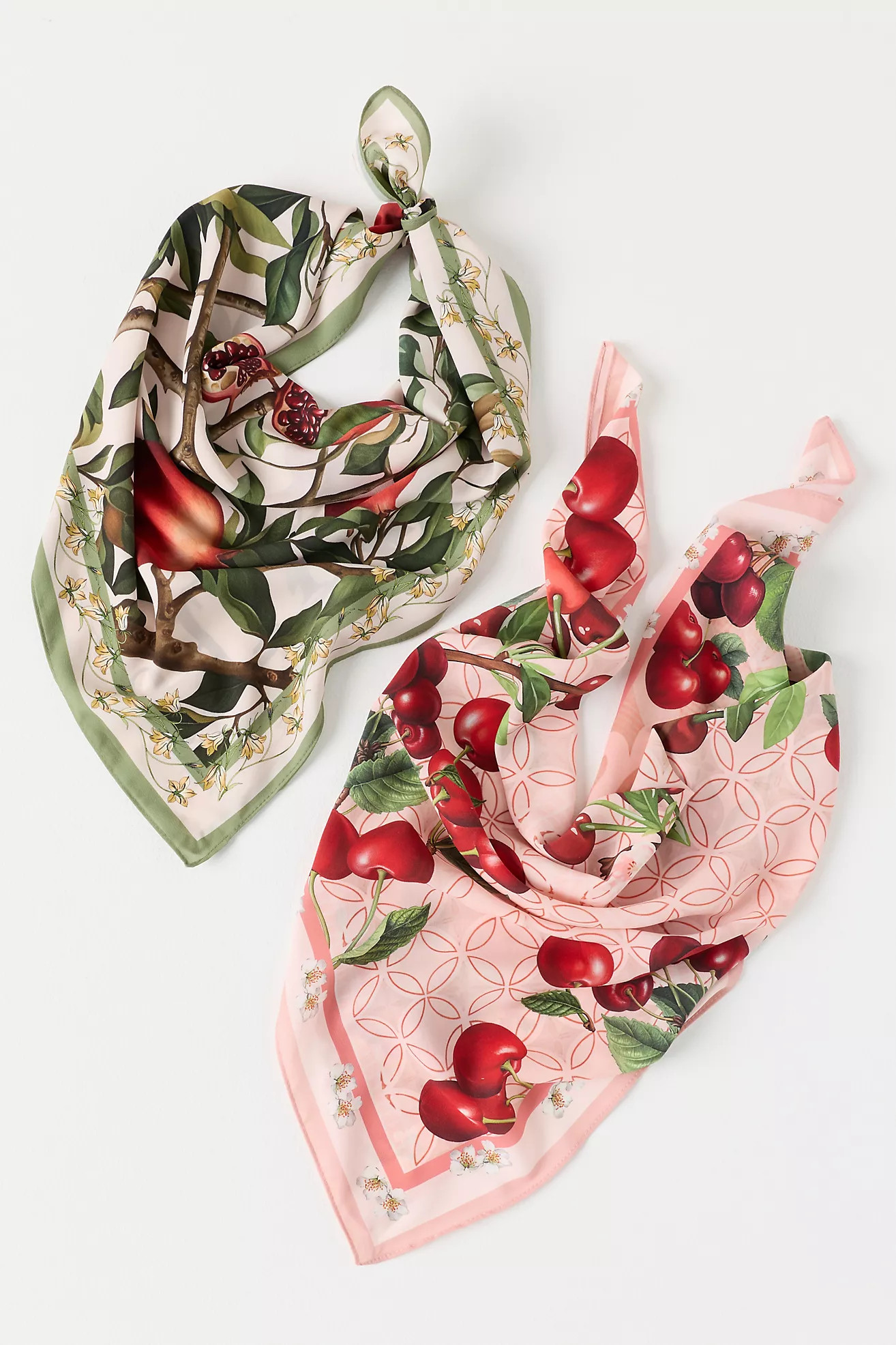 Fall Fruits Hair Scarves, Set of 2 | Anthropologie (US)