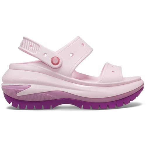 Crocs Unisex Classic Mega Crush Platform Sandals Wedge Hydrangea Men's 8, Women's 10 Medium | Amazon (US)