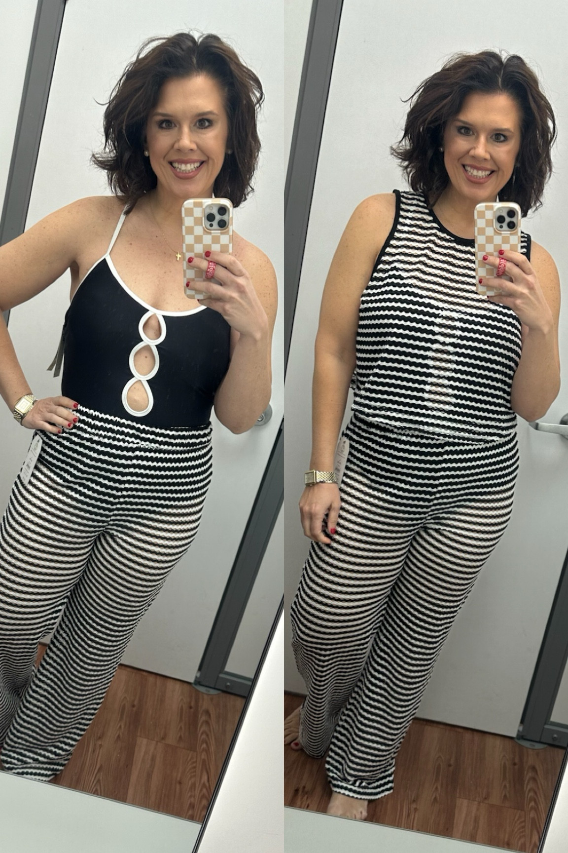 Sis found the cutest resort wear look - coverup and suit - today! 🖤 Perfect for Spring Break and Summer! Set under $40! 

#LTKFindsUnder50 #LTKMidsize #LTKTravel