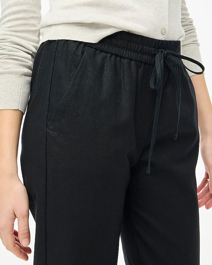 Linen-cotton drawstring pant | J.Crew Factory