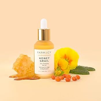 Farmacy Honey Grail Hydrating Face Oil Moisturizer for Dry Skin, Fine Lines & Wrinkles with Rosehip  | Amazon (US)