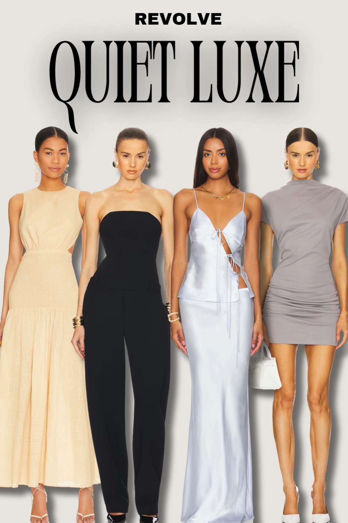 Quiet luxury, loud impact 🤍✨ Effortless staples from @revolve that speak volumes without saying a word. Timeless silhouettes, luxe textures, and understated elegance — the ultimate capsule wardrobe goals. #Revolve #QuietLuxury #StealthWealth #MinimalistStyle #LuxuryFashion #TimelessStyle #ElevatedBasics #ChicAndSimple #CapsuleWardrobe #EffortlessChic #LuxuryMinimalism #RevolveStyle #PolishedLook #RefinedStyle #ModernElegance 

 #LTKSeasonal #LTKStyleTip #LTKWorkwear