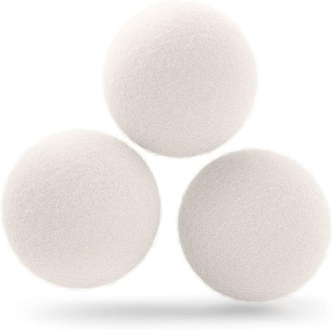Cosy House Collection Wool Dryer Balls - Premium Reusable Natural Fabric Softener - Eco-Friendly,... | Amazon (US)