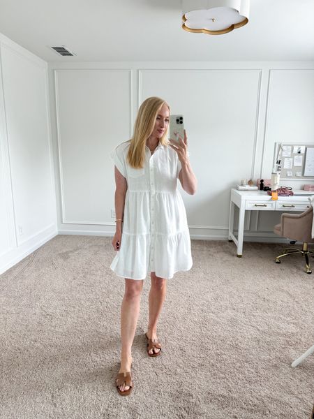 Cute and casual daytime minidress from Walmart! Wearing size small. Summer dresses // casual dresses // daytime dresses // white dresses // Walmart dresses // Walmart fashion 

#LTKStyleTip #LTKSeasonal