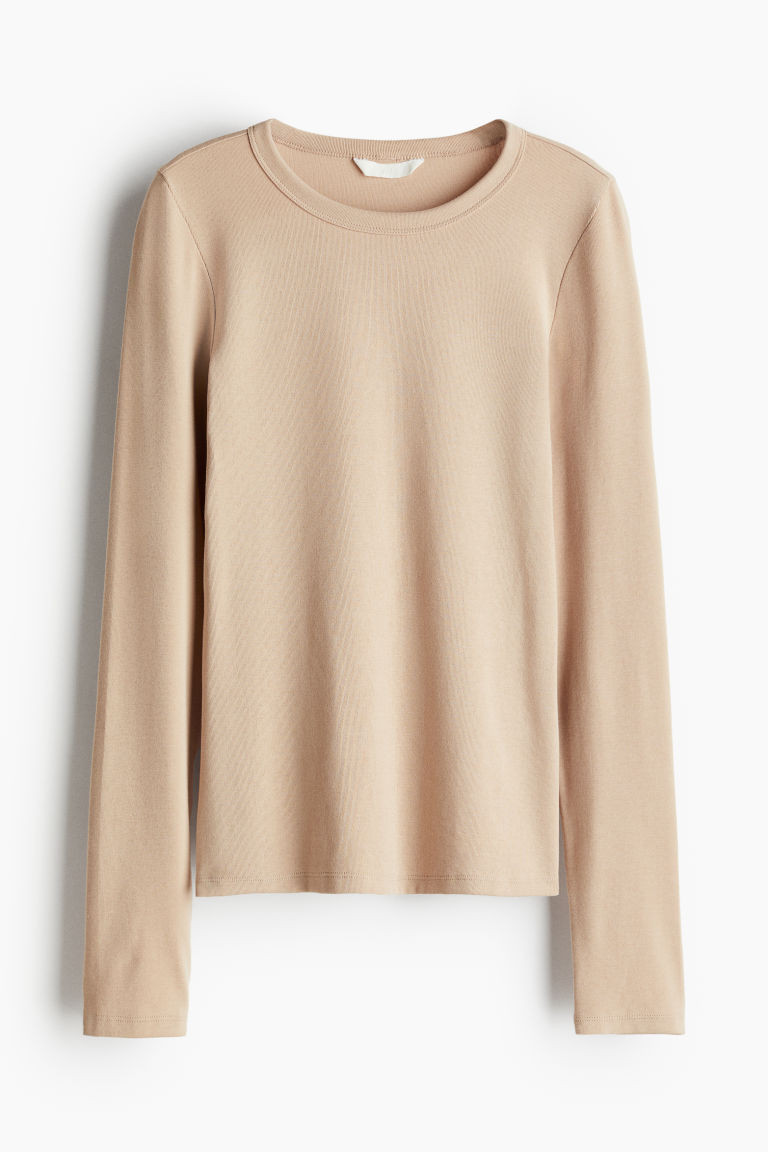 Long-sleeved Jersey Top | H&M (US + CA)