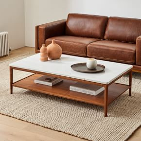 Parker Marble Coffee Table (58") | West Elm (US)