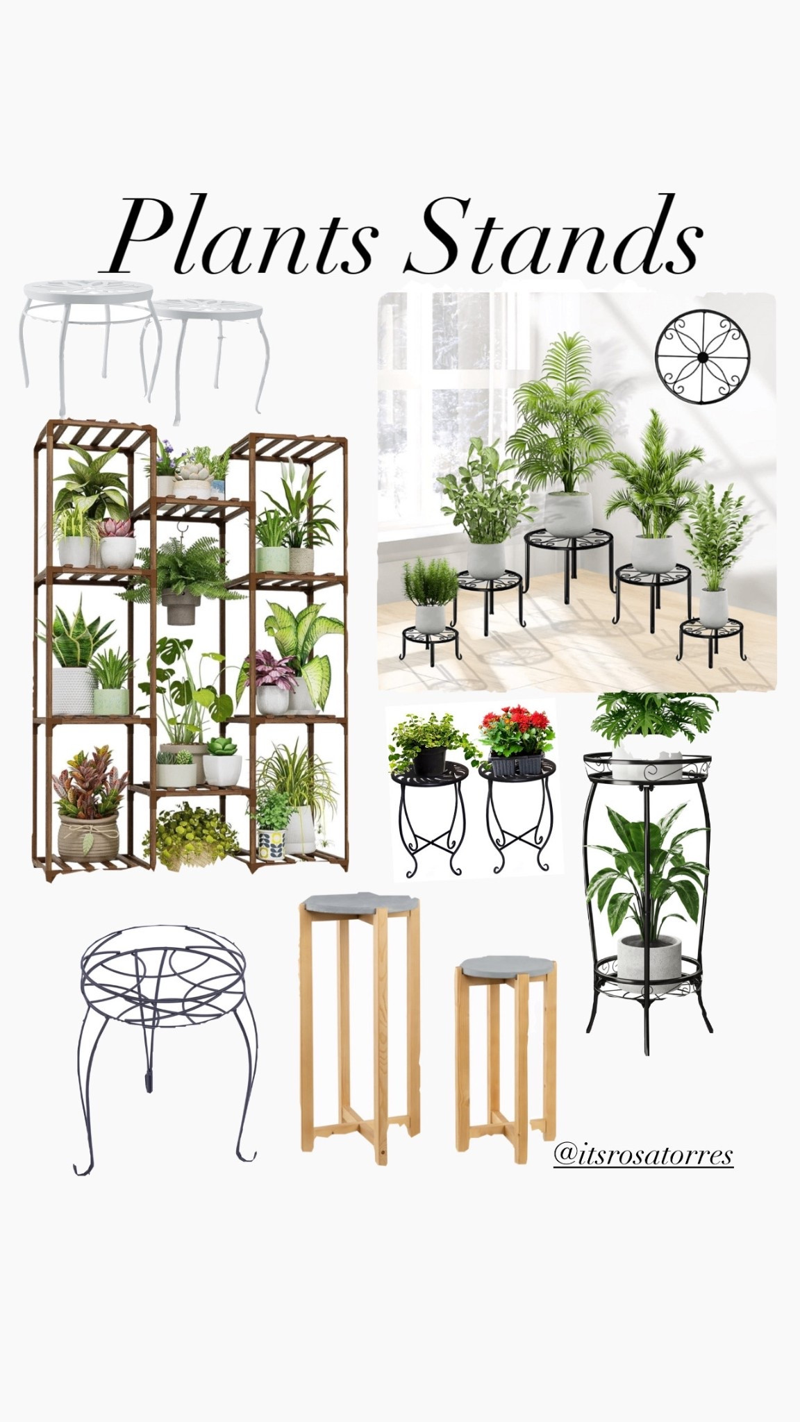 Plant Stand Indoor Outdoor, Tall Black Metal Rustproof Stable Plant Stands, 2 Tier Multiple Plant Rack Holder Rack Flower& Pot Stand Plant Shelf 

#plantstand #flowerpotstand #indoorstand #outdoorstand #plants #flowerdispaly 

#LTKdayinmylife #LTKSeasonal #LTKHome