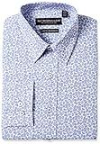 Nick Graham Men's Contrast Pattern Stretch Cotton Blend Dress Shirt, Blue (Paisley), 15.5" Neck / 34 | Amazon (US)