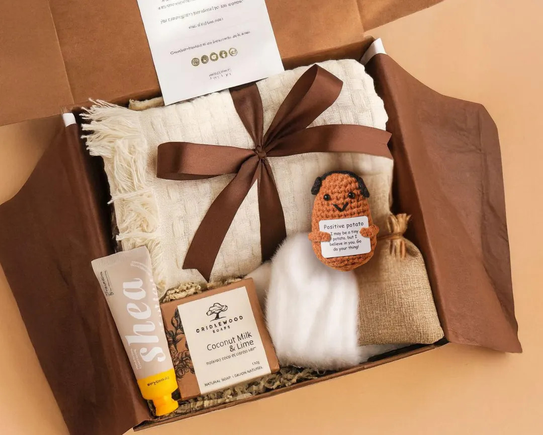 Cozy Gift Basket For Women Fall Gifts for Homebody Sending Hugs Box Hygge Gift Ideas for Girlfrie... | Etsy (US)