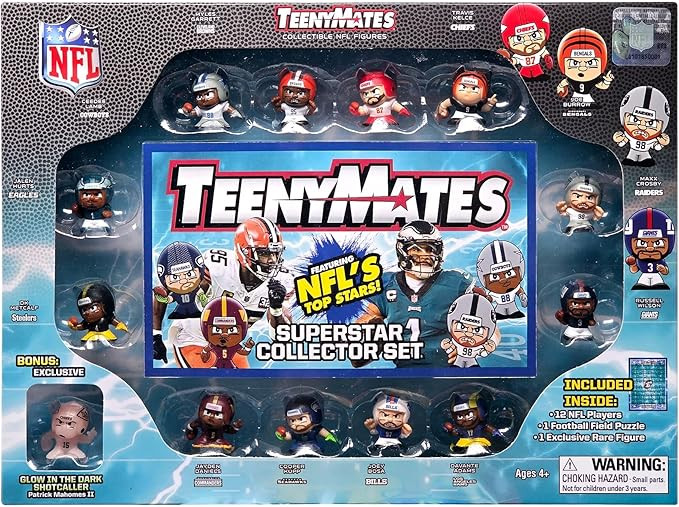 Teenymates Party Animal 2026 NFL Series 14 Figures, Team Colors, One Size NFL Series 14-2026 Coll... | Amazon (US)