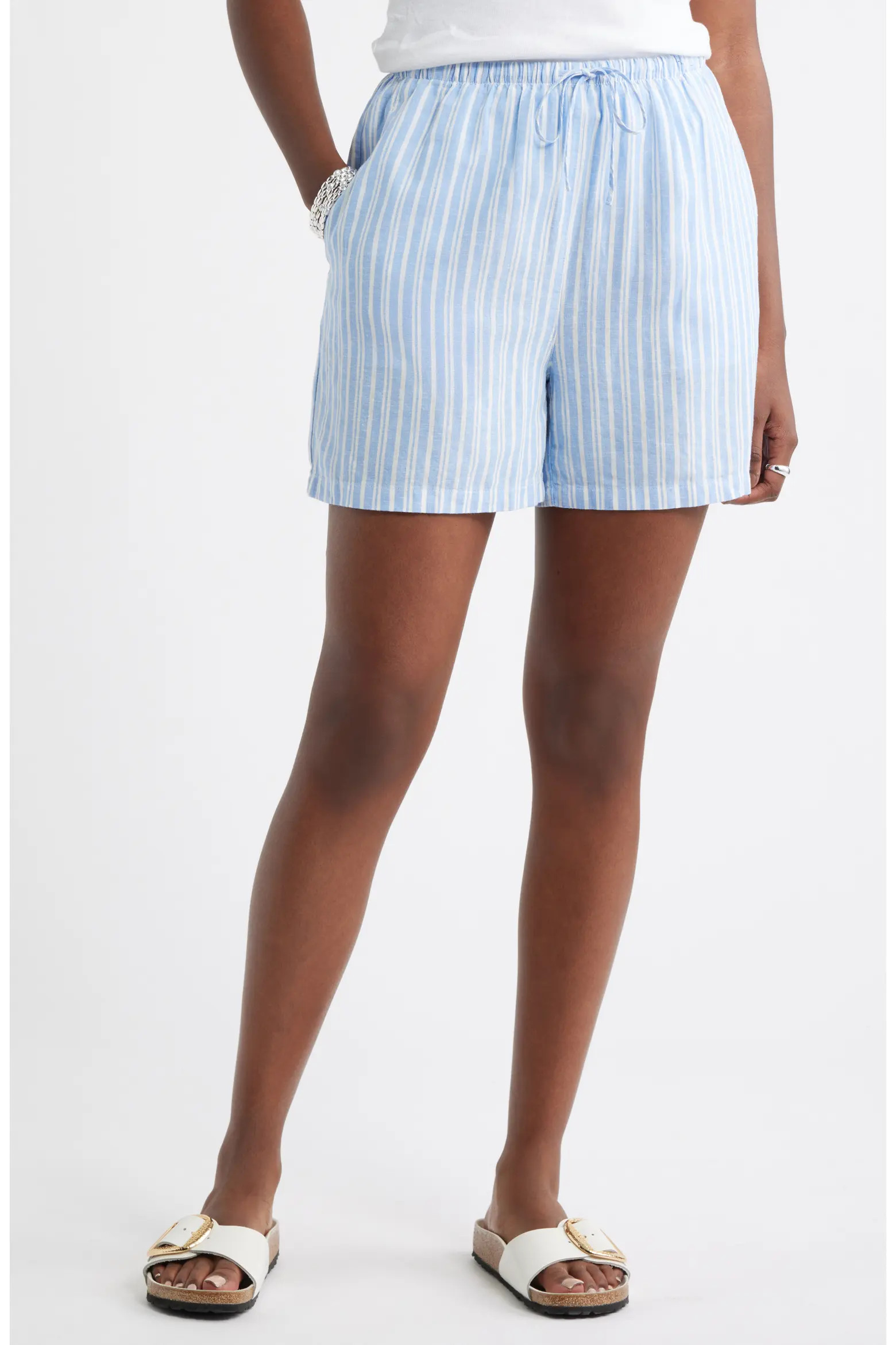 Easy Linen Blend Shorts (Women) | Nordstrom | Nordstrom