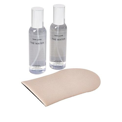 Tan Luxe The Water 2-pack with Mitt - Light/Medium | HSN