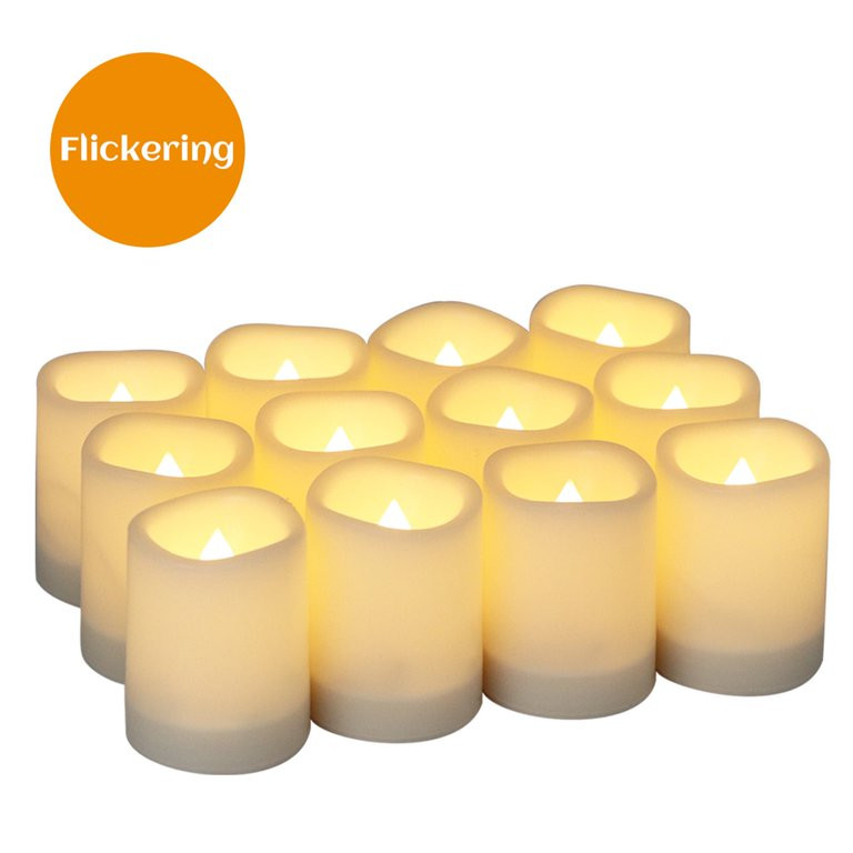 Lasumora 12PCS Led Tea Light Candles, Waterproof Candles for Christmas Wedding Home Decoration (I... | Walmart (US)