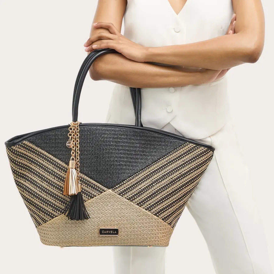 elena striped basket bag | Carvela