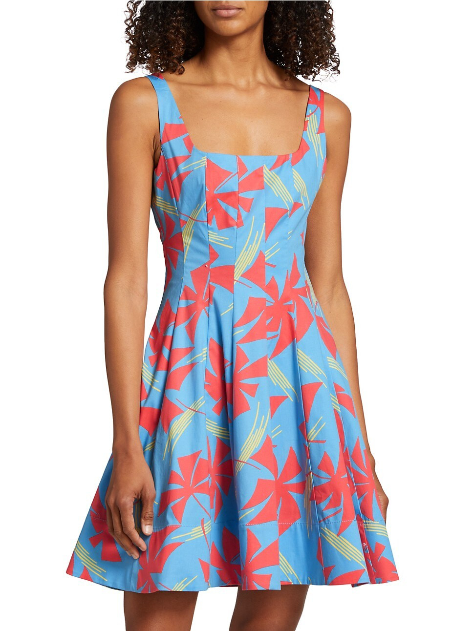 Wells Pinwheel Cotton Minidress | Saks Fifth Avenue