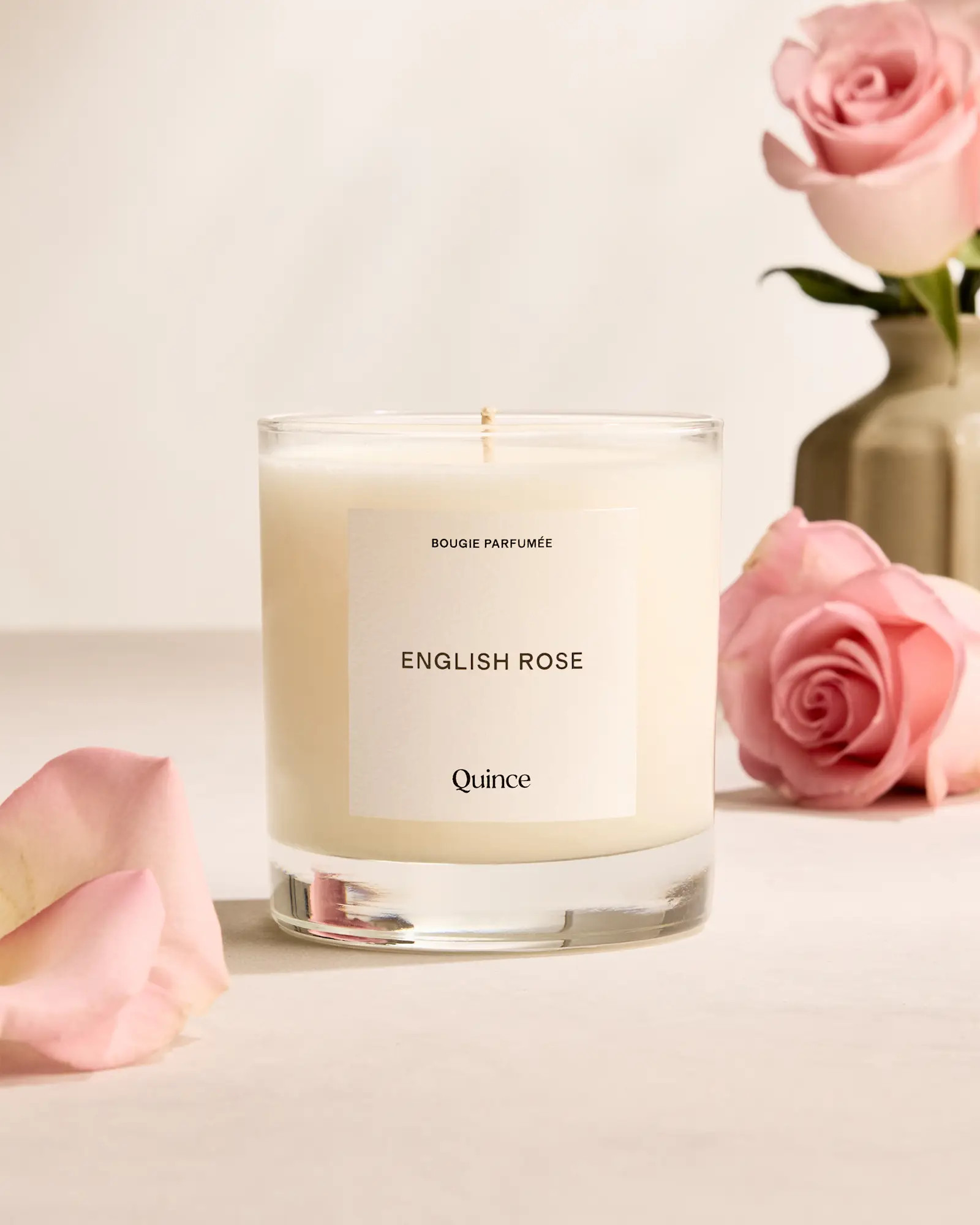 Fresh Rose Scented Candle | Quince