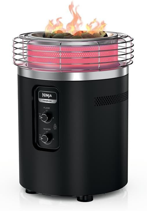 Ninja Fireside360™ Outdoor Heater & Fire Pit with 3 Modes – Flame, Heat, Flame & Heat, Portab... | Amazon (US)