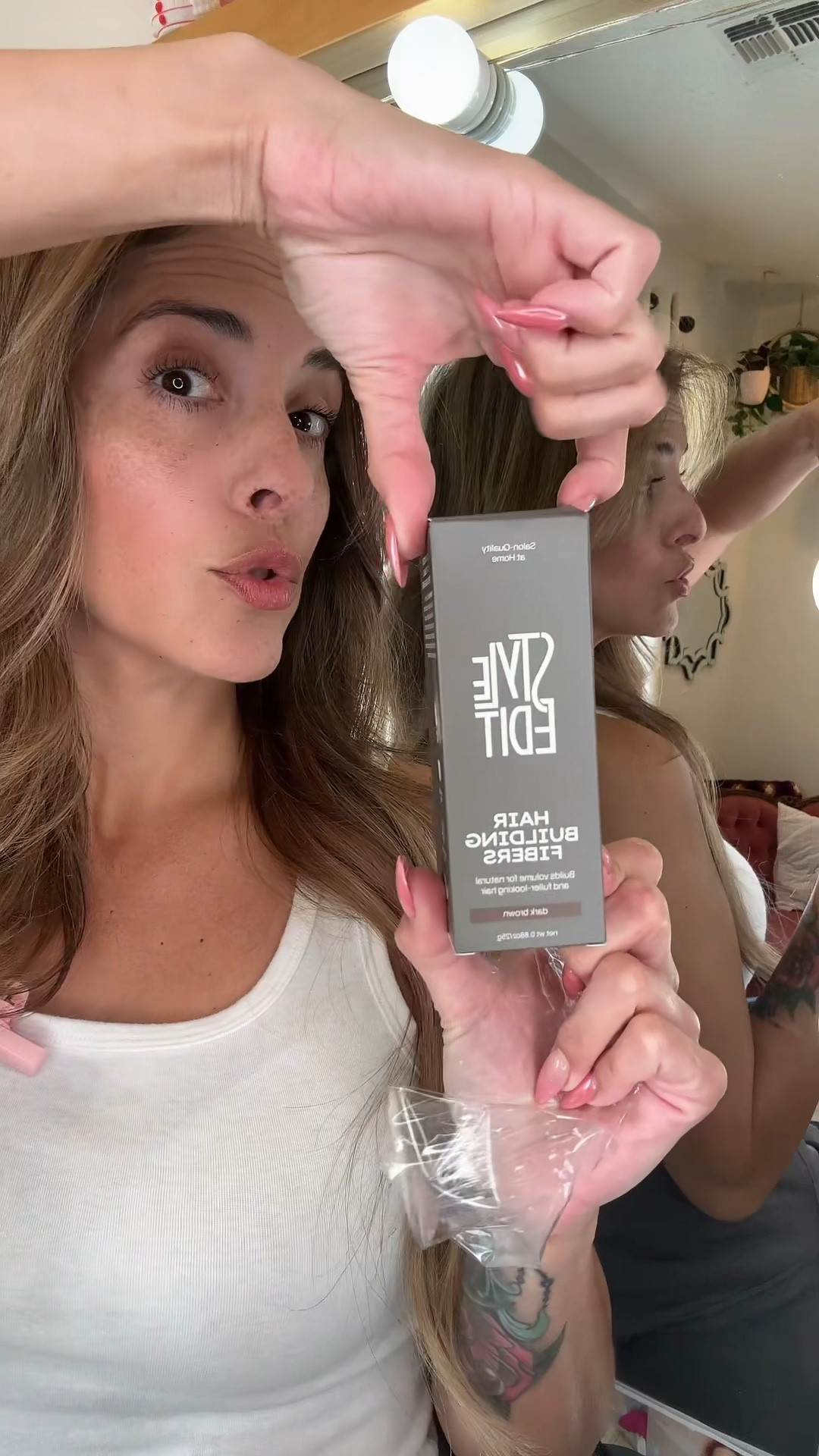 Let’s try it 🥰 makes thin hair look and feel so much thicker! Easy to use and super light weight 😍 Love the volume and instant lift I got. The shadow on the scalp provides the depth and dimension needed to create that full look for even super fine hair! Also obsessed that it didn’t transfer onto my hands or clothes 👏🏼😅😆🩷

#LTKselfcare #LTKgrwm #LTKmorningroutine