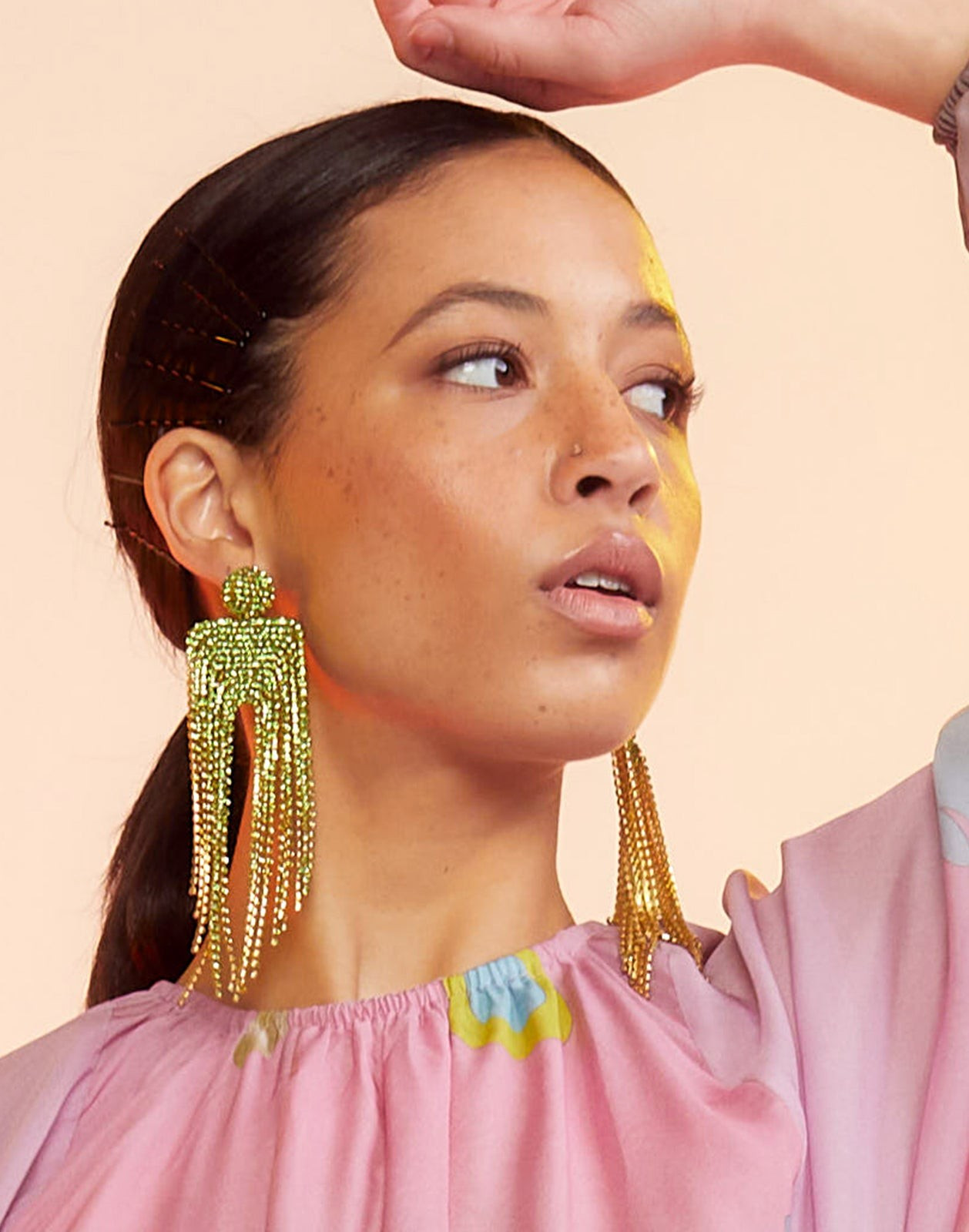 Chandelier Rhinestone Earrings | Cynthia Rowley