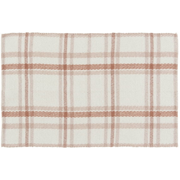 Home Decor Collection Rustic Gingham Outdoor Layering Mat, 24"x36" | Walmart (US)