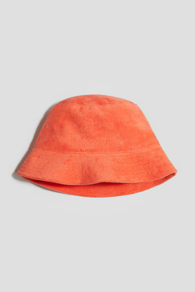 H & M - Terry Bucket Hat - Red | H&M (US + CA)