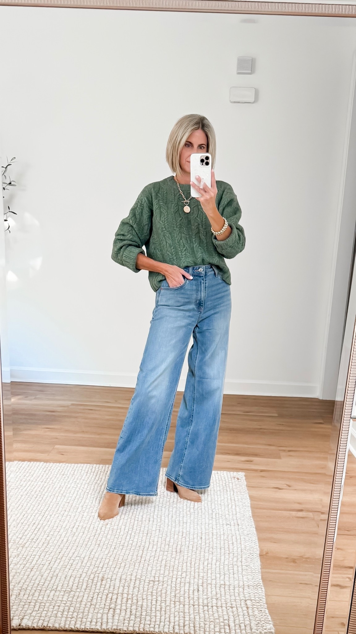 Target circle deal - 30% off high rise wide leg jeans. Cable knit sweater is a good one! Also grabbed it in the chocolate brown 



Target fall finds 
Target deals 
Fall outfit ideas 




#LTKSaleAlert #LTKSeasonal #LTKFindsUnder50