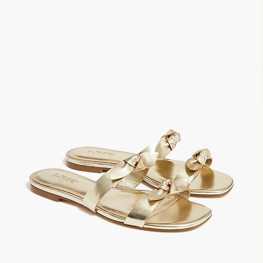 Knotted-bow sandals | J.Crew Factory
