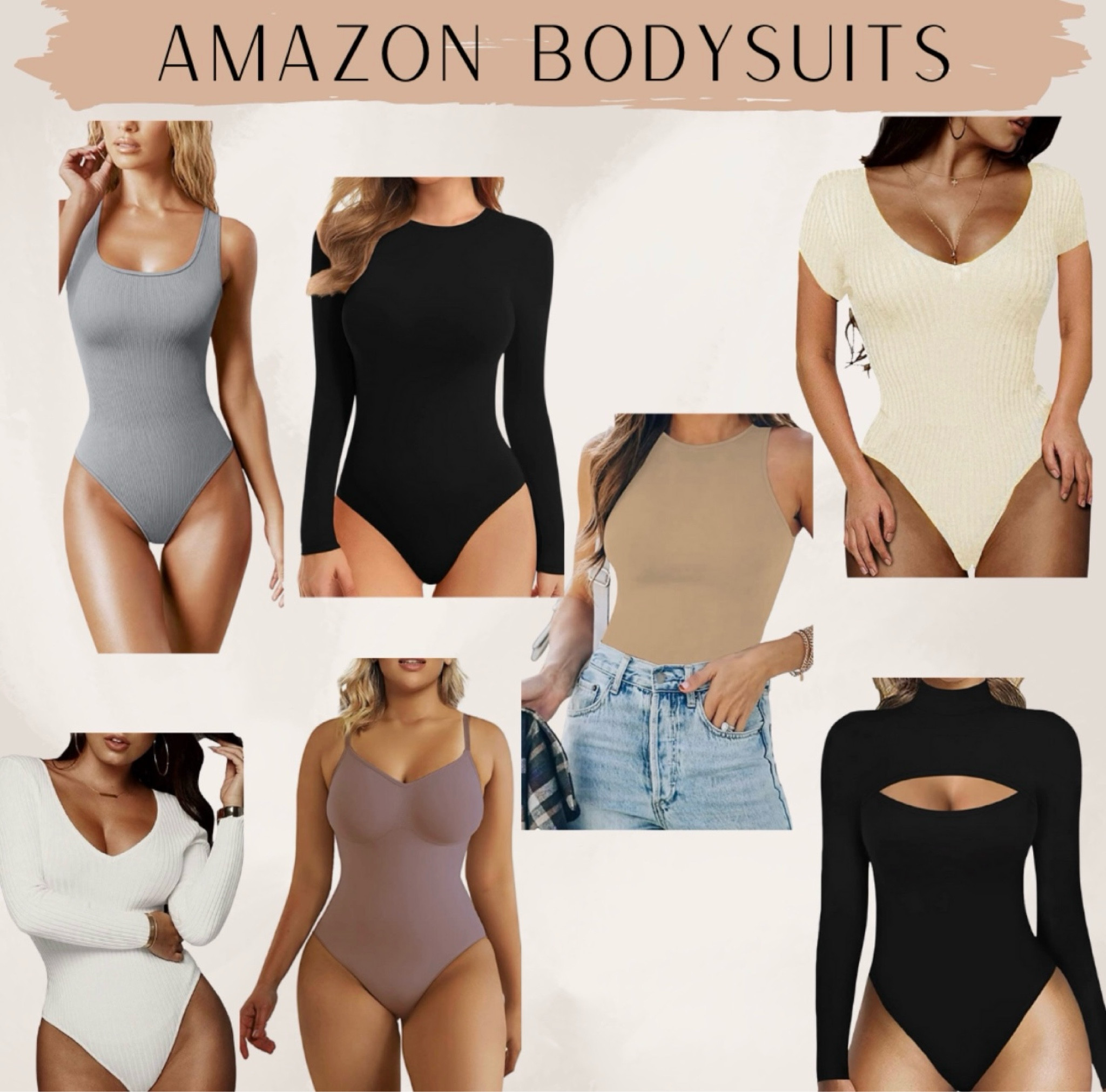 Amazon Bodysuits! 

Amazon | Bodysuits | Cute Clothes | Fashion | Fall Outfits | Mom Outfits | 

#LTKSeasonal #LTKFindsUnder50 #LTKStyleTip