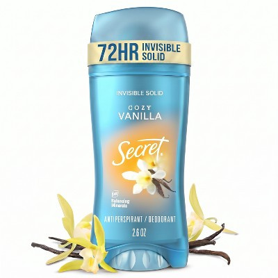 Secret Invisible Solid Antiperspirant & Deodorant - Vanilla Scent - 2.6oz | Target