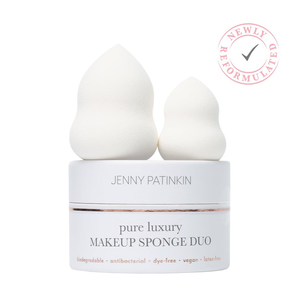 Pure Luxury Makeup Sponge Duo, 65% Plant Based | Jenny Patinkin
