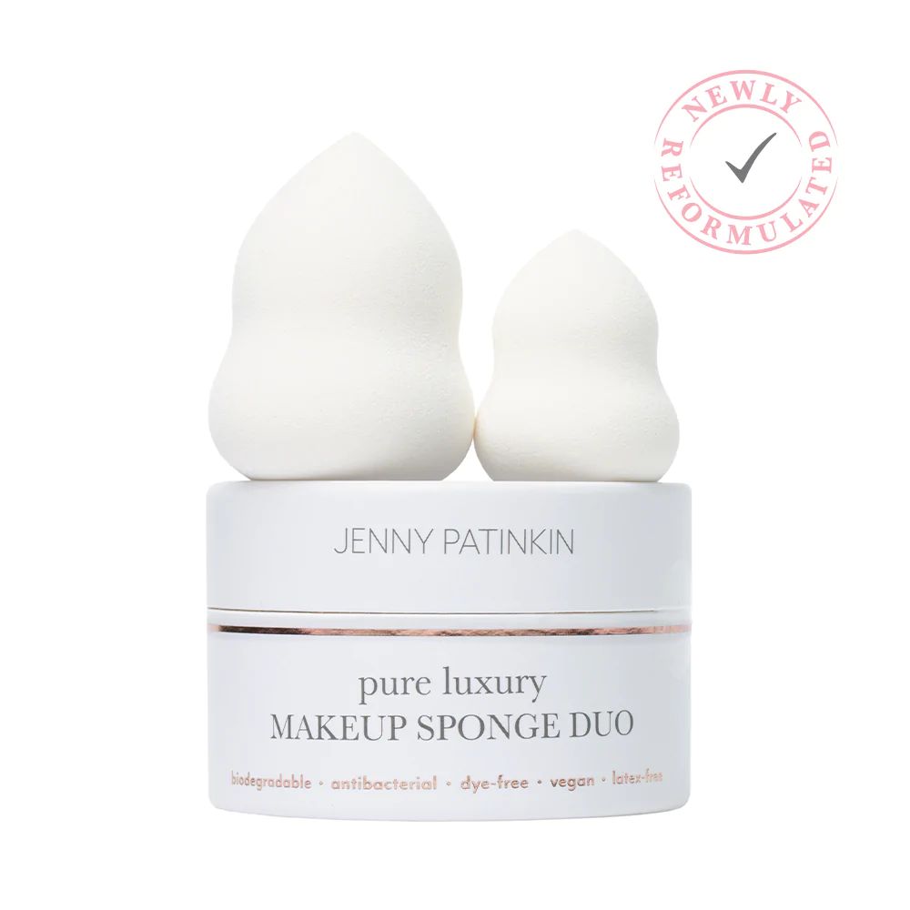 Pure Luxury Makeup Sponge Duo, 65% Plant Based | Jenny Patinkin