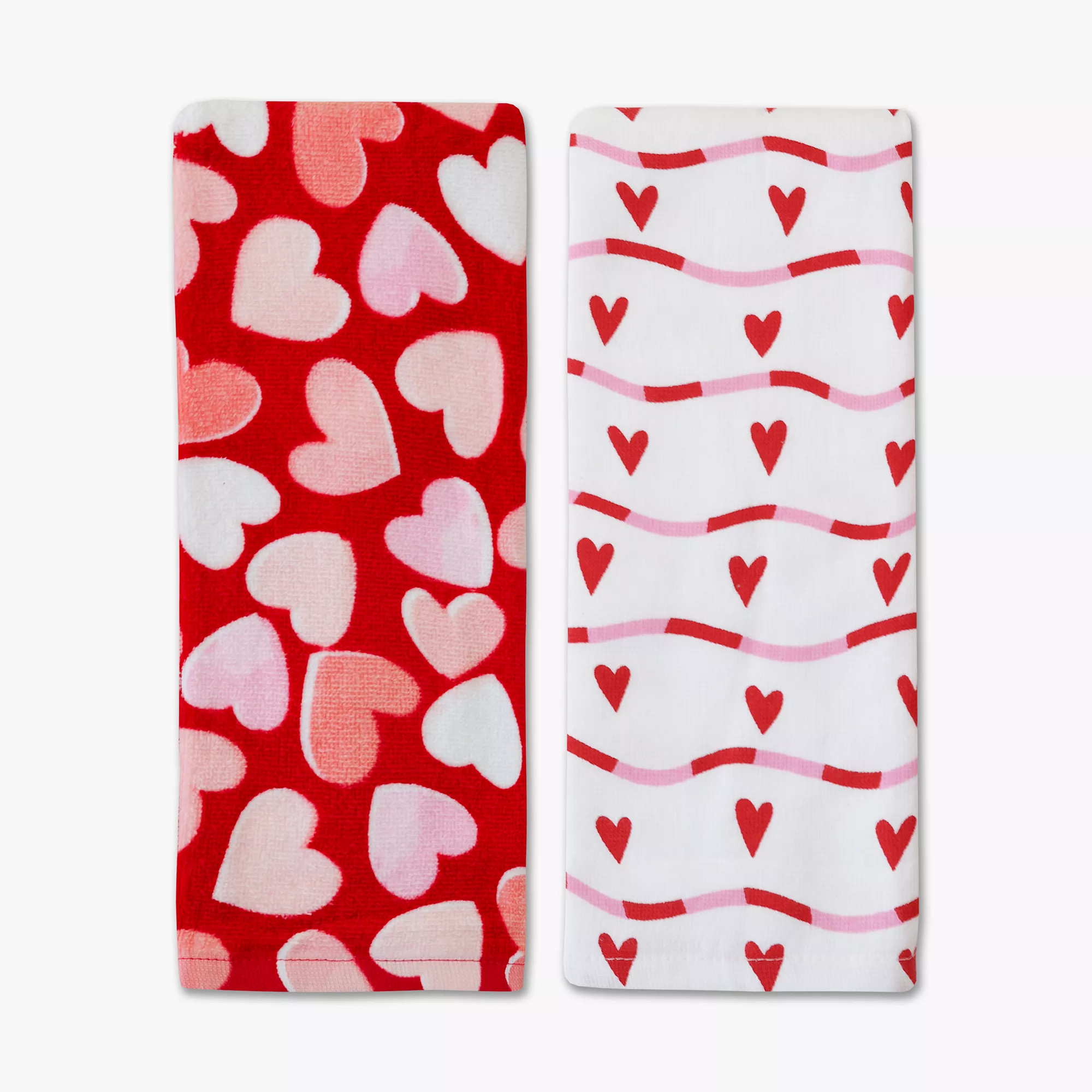 Celebrate Together™ Valentine's Day 2-pc. Heart Toss Kitchen Towel Set | Kohl's