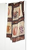 Beige Brown Hand Painted Silk Scarf Coffee Beans Gift for Coffee lovers | Amazon (US)