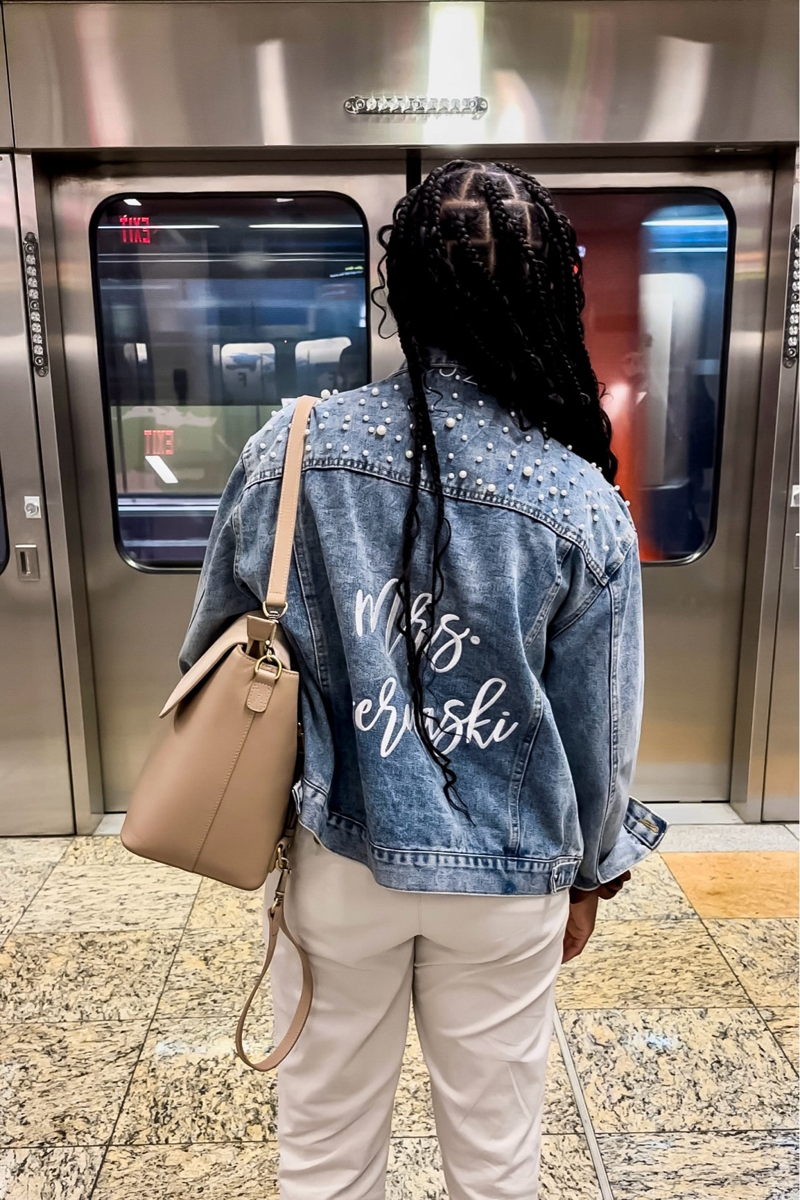 This jean jacket was the best investment I could’ve made for my wedding. Now, I rock it on anniversaries or date nights—ha!

I bought it from Etsy, where it was handmade, and personalized it by adding our wedding date to the collar. I even got matching Roman numeral shirts to celebrate our 1-year anniversary!

Oh, and I can't forget my favorite accessory for a content creator and photographer: my camera bag from Gatta. This time, it perfectly held my DSLR camera, 24-70 lens, tripod, and accessories! 😍

#LTKGiftGuide #LTKstyletip #LTKfamily