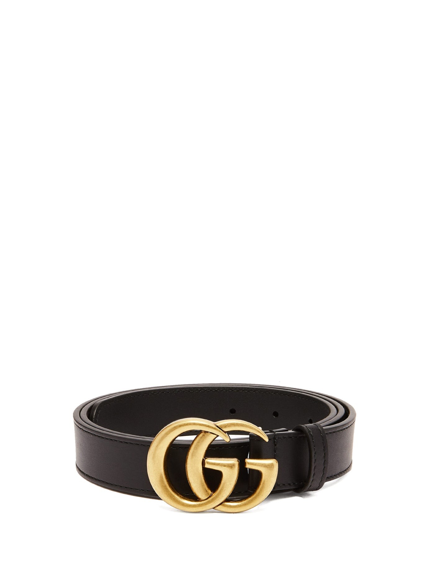 GG leather belt | Matches (US)