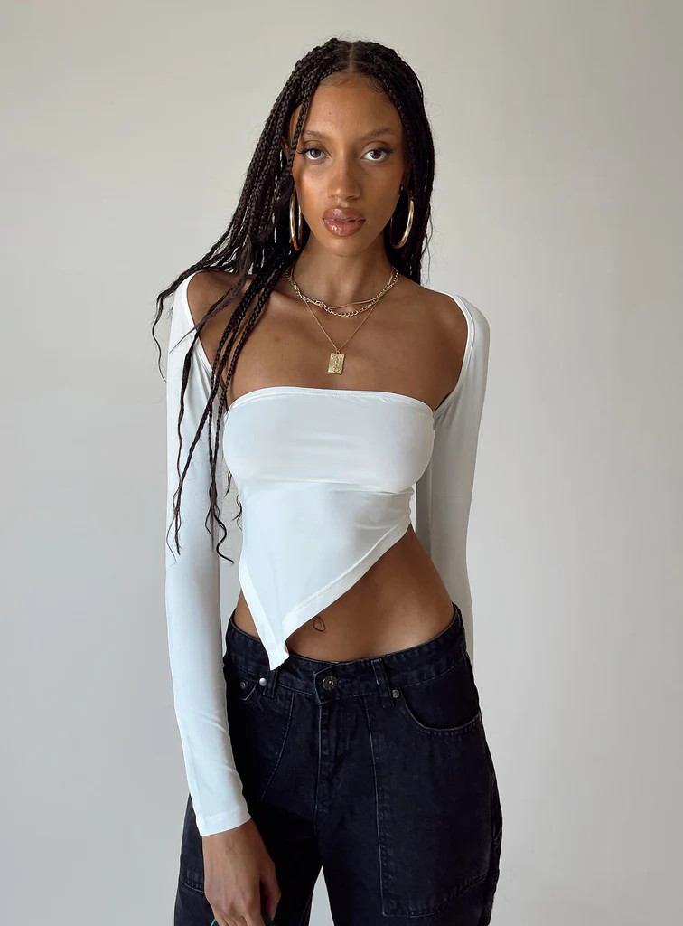 Koslo Bolero Top White | Princess Polly US