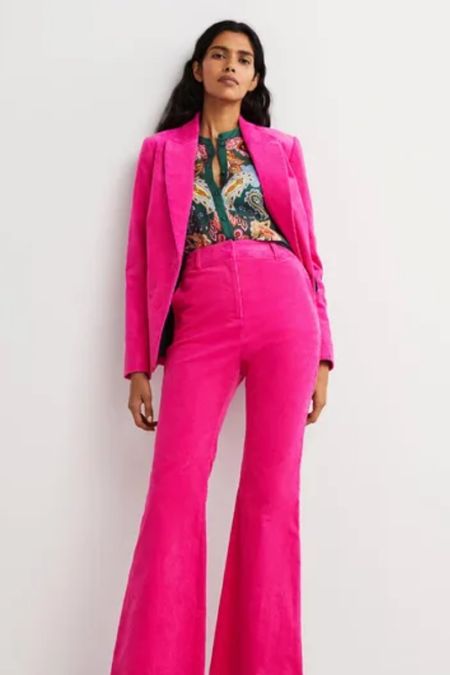 Yes, please! Hot pink cord flares from Boden 

#LTKSeasonal #LTKHoliday #LTKFind