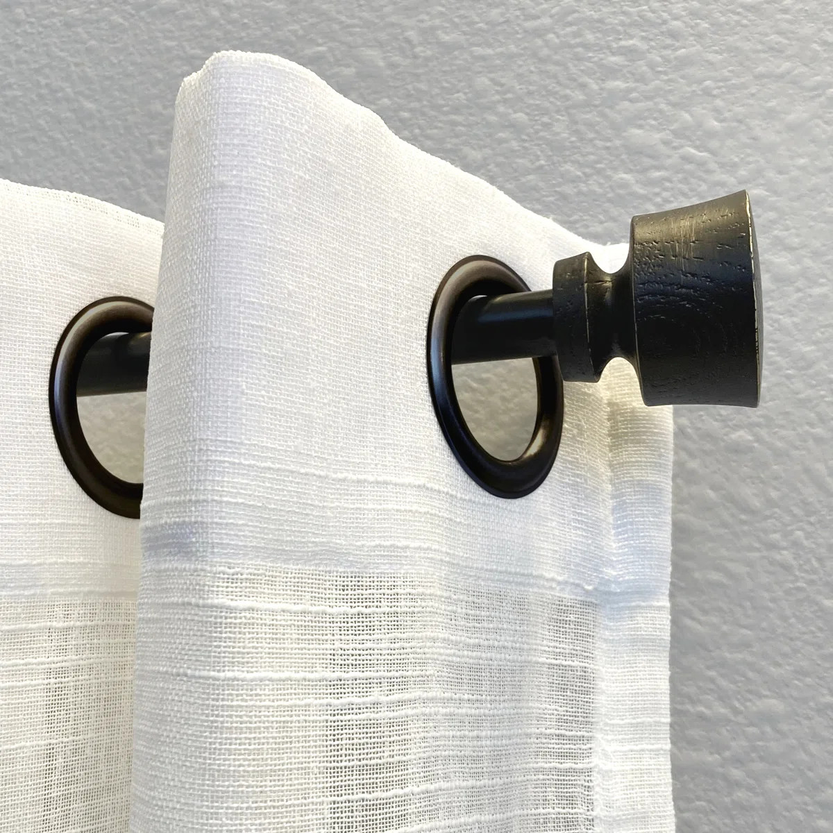 Aamira Metal Adjustable Single Curtain Rod | Wayfair North America