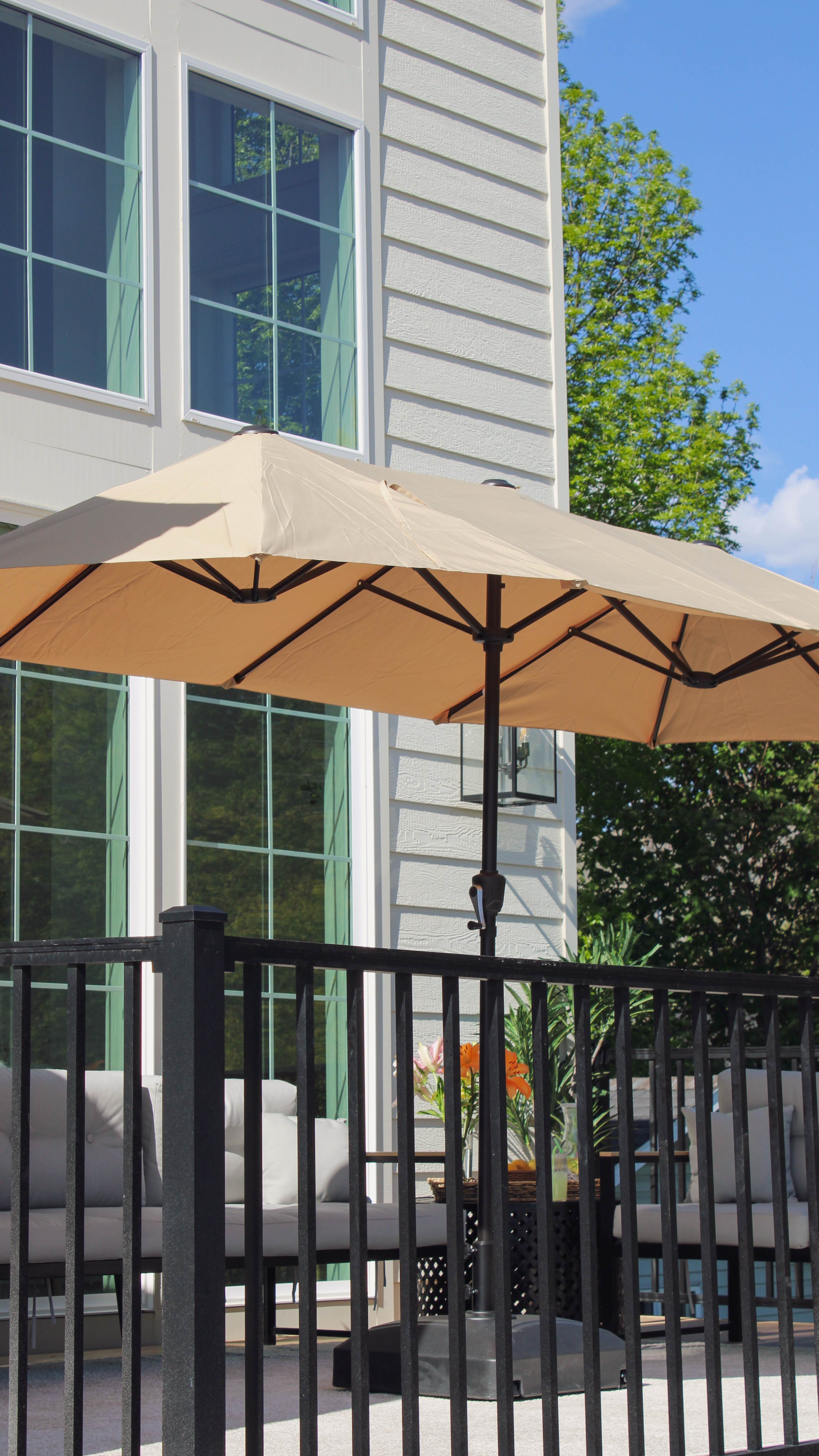 Find me here all summer long!😎 

I love how this outdoor umbrella made our space more functional, can't wait to hang out here all summer! #gifted

#homedecor #homeinspo #outdoorspaces #deck #homedesign #umbrella #homestyle #homeinspiration