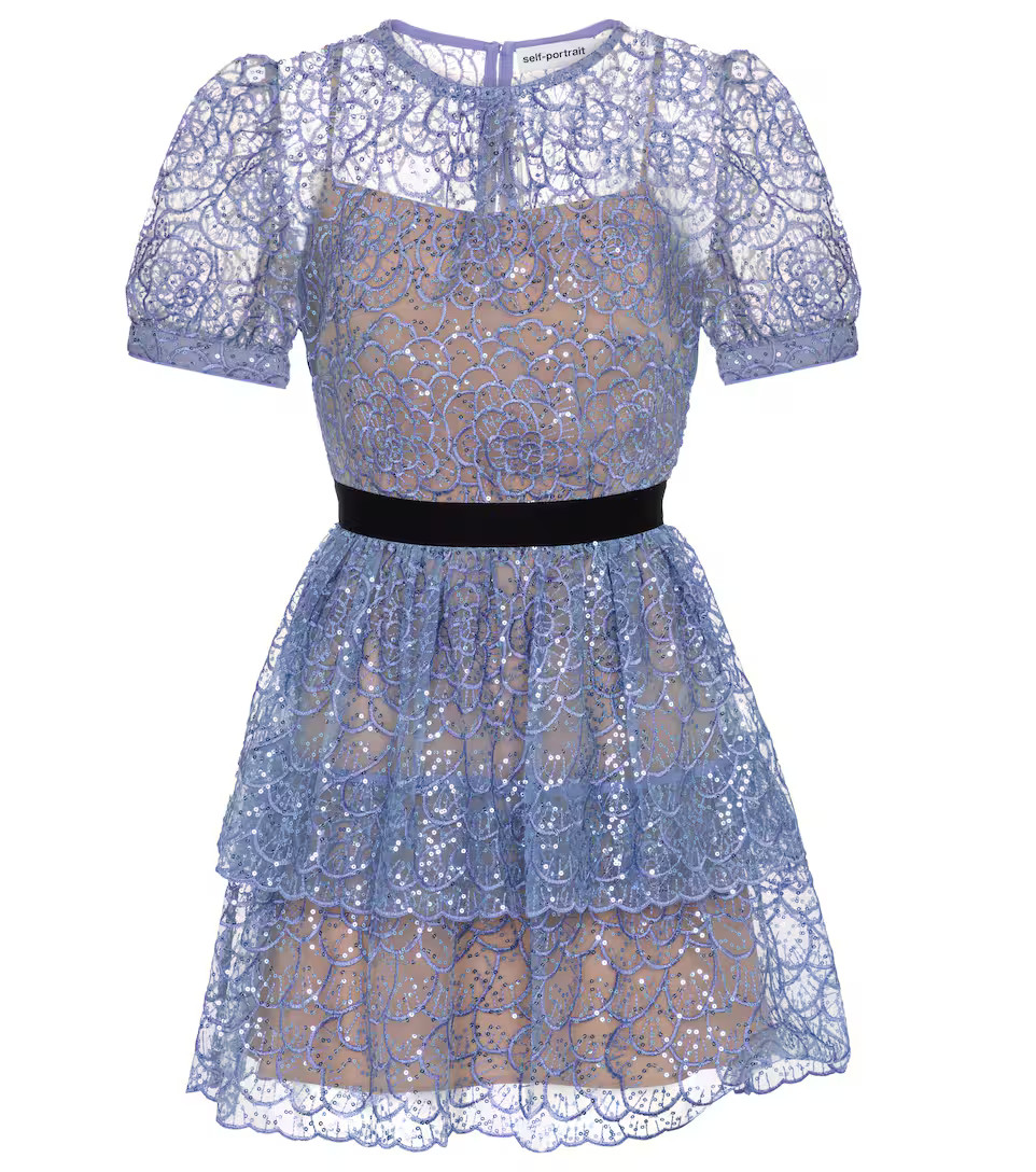 Floral-lace sequined minidress | Mytheresa (US/CA)