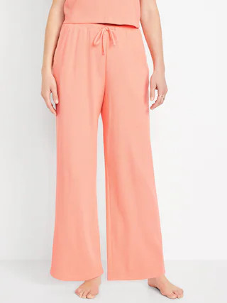 Mid-Rise Waffle Lounge Pant | Old Navy (US)
