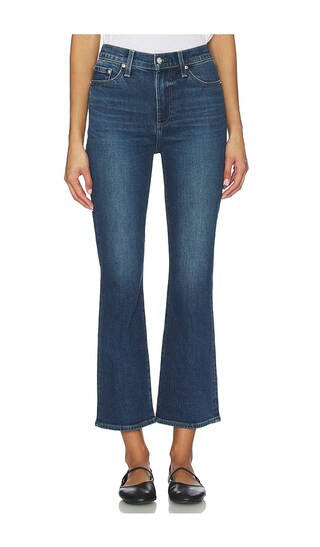 PISTOLA Lennon High Rise Crop Boot Jeans in Blue. - size 24 | Revolve Clothing (Global)