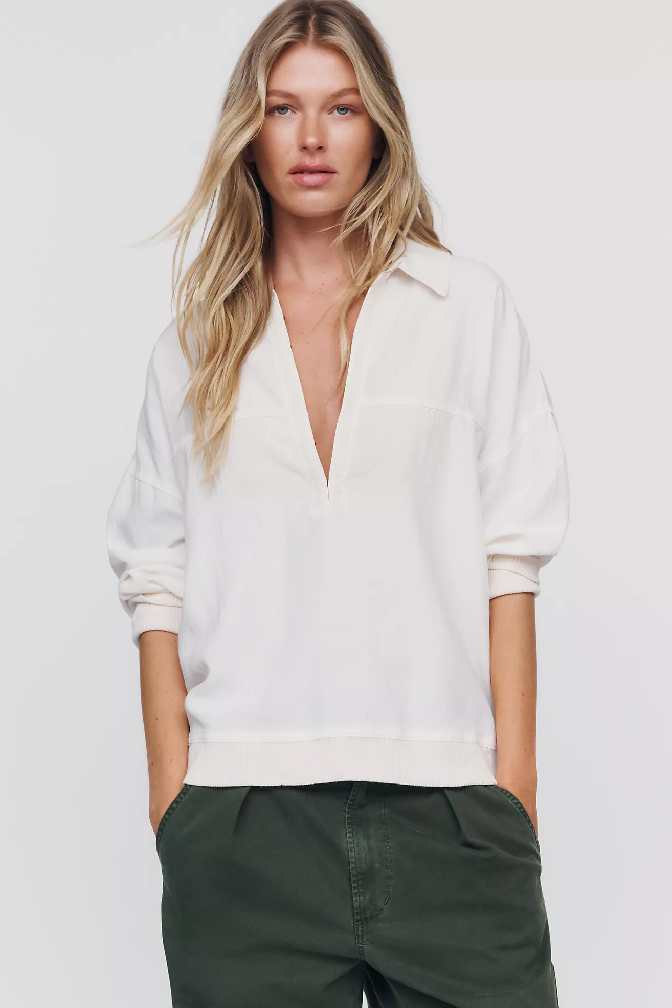 Pilcro Pullover Sweatshirt | Anthropologie (US)