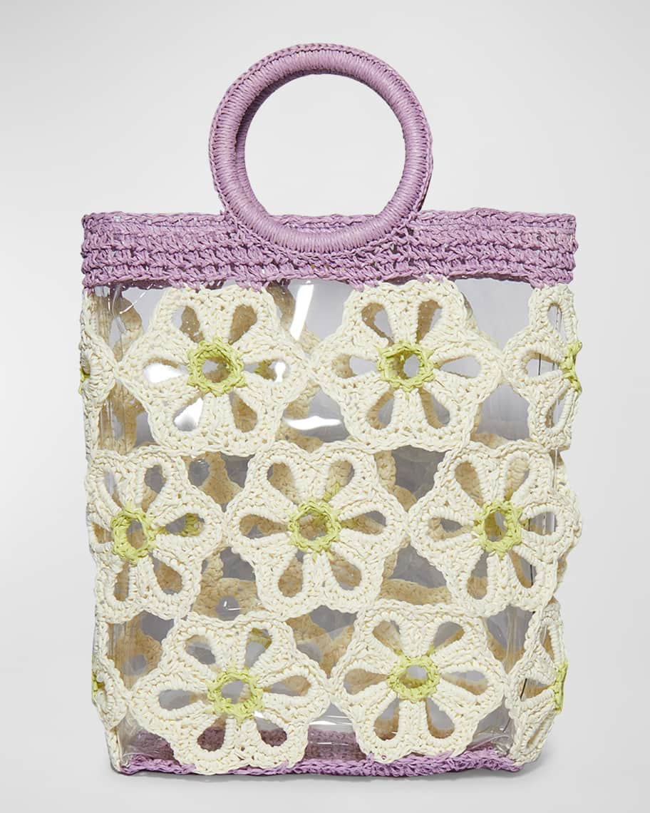 Mini Marigold Crochet Top-Handle Bag | Neiman Marcus