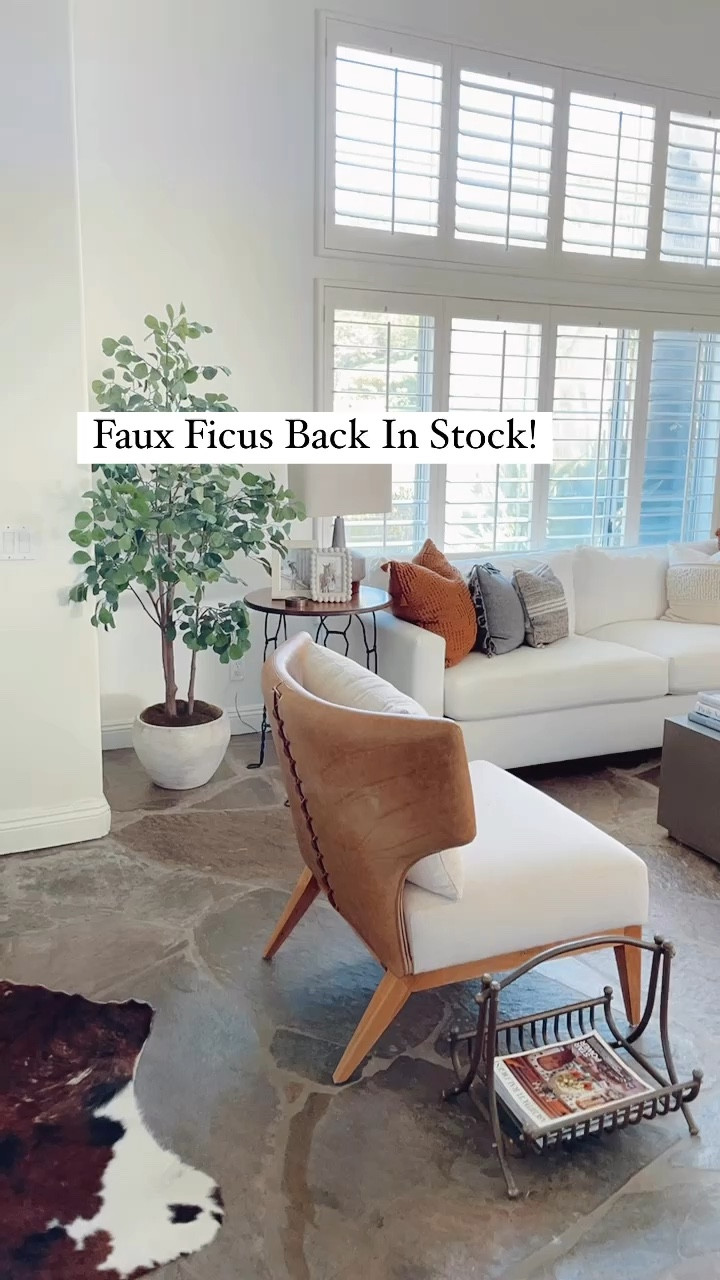 This 72” faux Ficus is back in stock at Target! Gonna pick up a 2nd one for our master bedroom. 🤫

It’s one of the better fake plants I’ve laid eyes on! 

#fakeplant #faketree #homedecor

#LTKVideo #LTKStyleTip #LTKHome