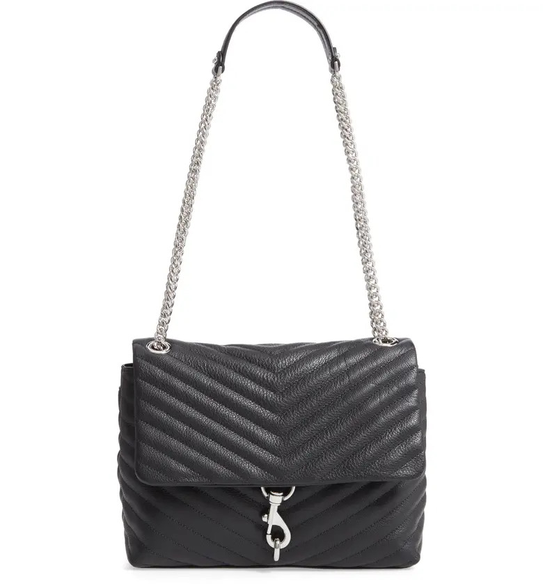 Edie Flap Quilted Leather Shoulder Bag | Nordstrom