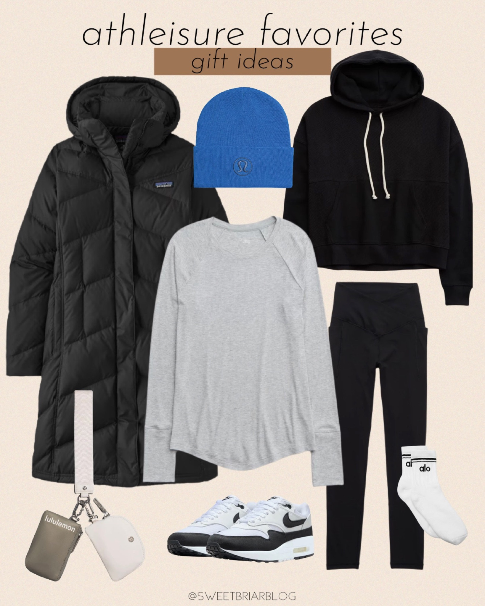 athleisure favorites // casual fit outfit inspo // layering outfits // Lululemon beanie, Nikes, Alo yoga 

#LTKHolidaySale #LTKHoliday #LTKGiftGuide